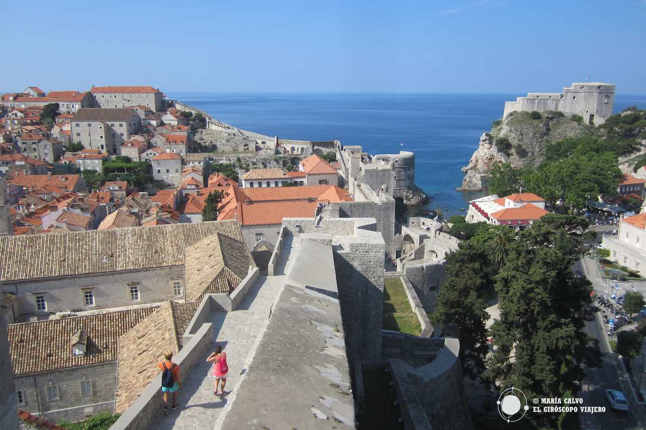 Magnifiques les remparts de Dubrovnik 