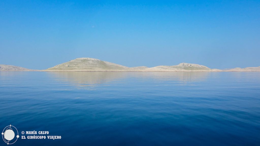 Splendide carte postale des iles Kornati