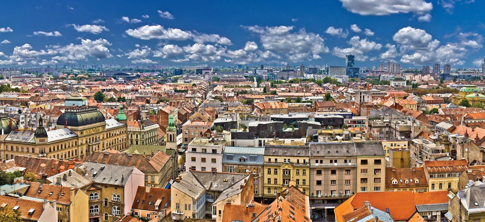 La colorée ville de Zagreb